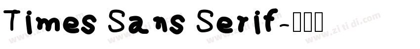 Times Sans Serif字体转换